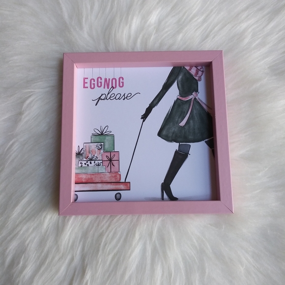 Handmade Girly Glam Christmas Decor Frame - Picture 2 of 6